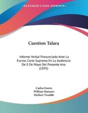 Cuestion Talara - Carlos Forero, William Manners, Herbert Tweddle