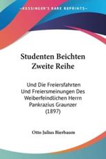 Studenten Beichten Zweite Reihe - Otto Julius Bierbaum