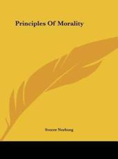 Principles of Morality - Sverre Norborg (author)