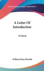 A Letter of Introduction - William Dean Howells (author)