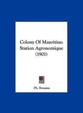 Colony of Mauritius - Ph Boname (author)