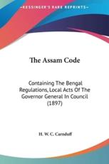 The Assam Code - H W C Carnduff (author)