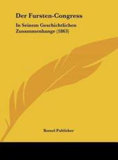 Der Fursten-Congress - Publisher Bomel Publisher (author), Bomel Publisher (author)