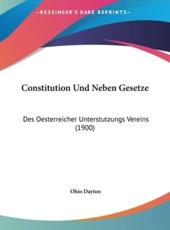 Constitution Und Neben Gesetze - Ohio Dayton (author)
