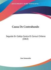 Causa De Contrabando - Jose Jonassohn (author)