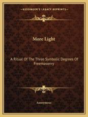 More Light - Anonymous (author)