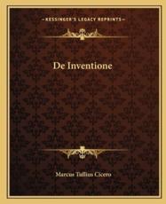 De Inventione - Marcus Tullius Cicero