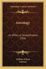 Astrology - Professor of Law William Wilson (author), Solarian (introduction)