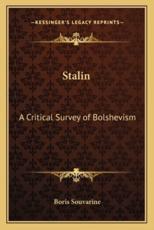 Stalin - Boris Souvarine
