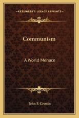 Communism - John F Cronin (author)