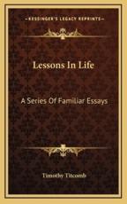 Lessons in Life - Timothy Titcomb (author)