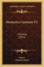 Homerica Carmina V2 - Homer, Augustus Nauck (editor)