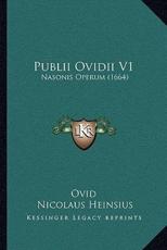 Publii Ovidii V1 - Ovid, Nicolaus Heinsius