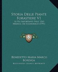 Storia Delle Piante Forastiere V1 - Benedetto Maria Marco Bordiga
