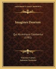 Imagines Deorum - Vincenzo Cartari, Antonius Verderius