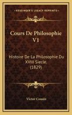 Cours De Philosophie V1 - Victor Cousin