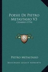 Poesie De Pietro Metastasio V3 - Pietro Metastasio