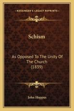 Schism - John Hoppus (author)