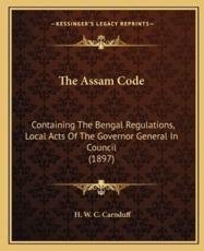 The Assam Code - H W C Carnduff (author)