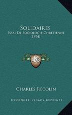 Solidaires - Charles Recolin (author)