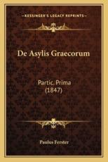 De Asylis Graecorum - Paulus Ferster