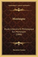 Montaigne - Theodore Vernier