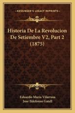 Historia de La Revolucion de Setiembre V2, Part 2 (1875)