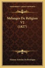 Melanges de Religion V2 (1827)