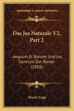 Das Jus Naturale V2, Part 2 - Moritz Voigt (author)