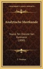 Analytische Meetkunde - J Versluys (author)