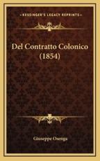 Del Contratto Colonico (1854) - Giuseppe Osenga (author)