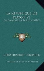 La Republique De Platon V1 - Chez Humblot Publisher