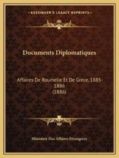 Documents Diplomatiques - Ministere Des Affaires Etrangeres (author)