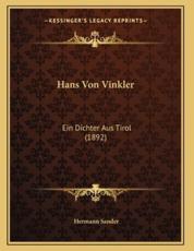 Hans Von Vinkler - Hermann Sander (author)