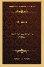 Il Giuri - Raffaele De Novellis (author)
