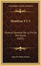 Hembyse V2-3 - Jules De Saint-Genois (author)