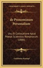 De Pronominum Personalium - Guilelmus Kaempf (author)