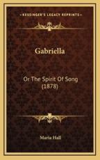 Gabriella - Maria Hall (author)