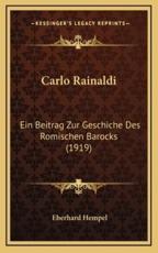 Carlo Rainaldi - Eberhard Hempel (author)