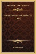 Horae Decanicae Rurales V2 (1835) - William Dansey (author)