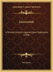 Eszrevetelek - Mor Katona (author)