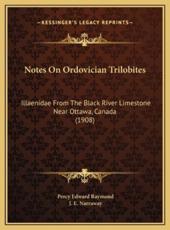 Notes On Ordovician Trilobites - Percy Edward Raymond, J E Narraway