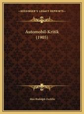 Automobil-Kritik (1905) - Max Rudolph Zechlin