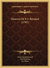 Oeuvres De P. J. Bernard (1797) - Pierre-Joseph Bernard, Paul Prud'hon (illustrator), Lui-Meme (illustrator)