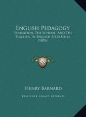 English Pedagogy - Henry Barnard (author)