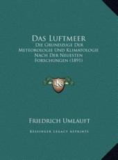 Das Luftmeer - Friedrich Umlauft (author)
