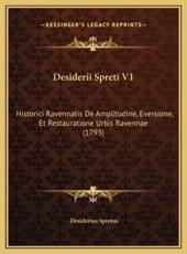 Desiderii Spreti V1 - Desiderius Spretus