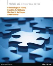 Criminological Theory - Franklin P. Williams, Marilyn D. McShane