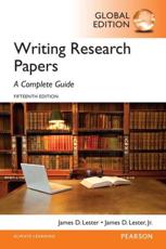 Writing Research Papers - James D. Lester
