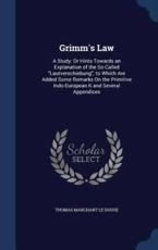 Grimm's Law - Thomas Marchant Le Douse